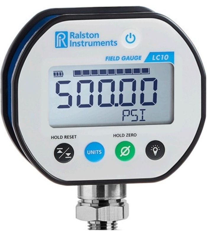 Ralston LC10-GC2M Digital Compound Pressure Gauge 15 PSI / 1 Bar