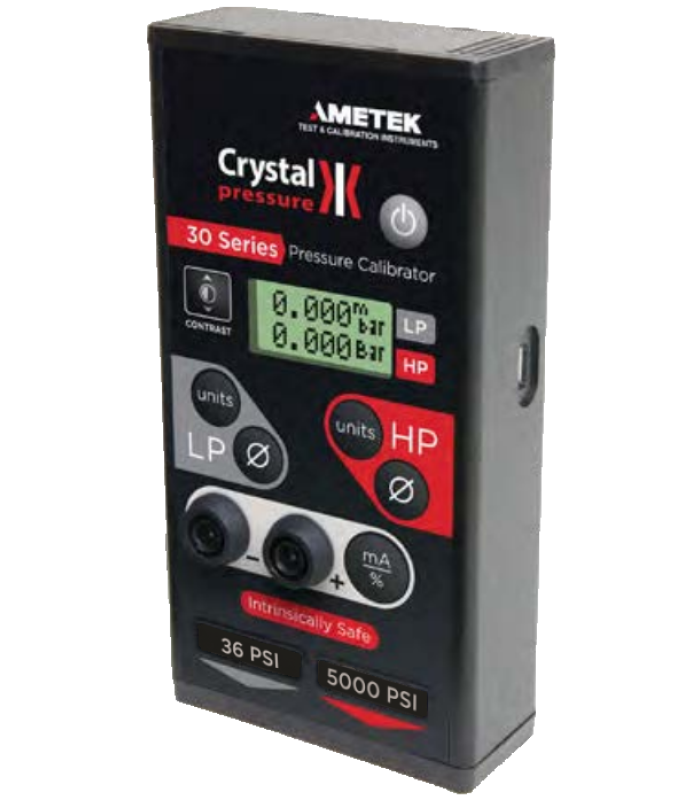 Crystal IS33-36/1500PSI Dual-Range Pressure Calibrator