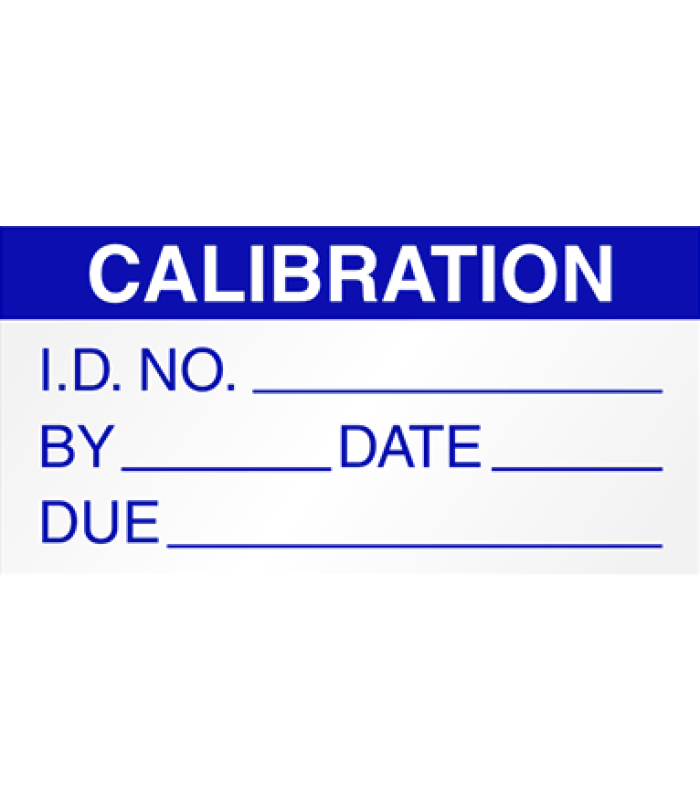 Mini Calibration Labels Blue 5354C-BL
