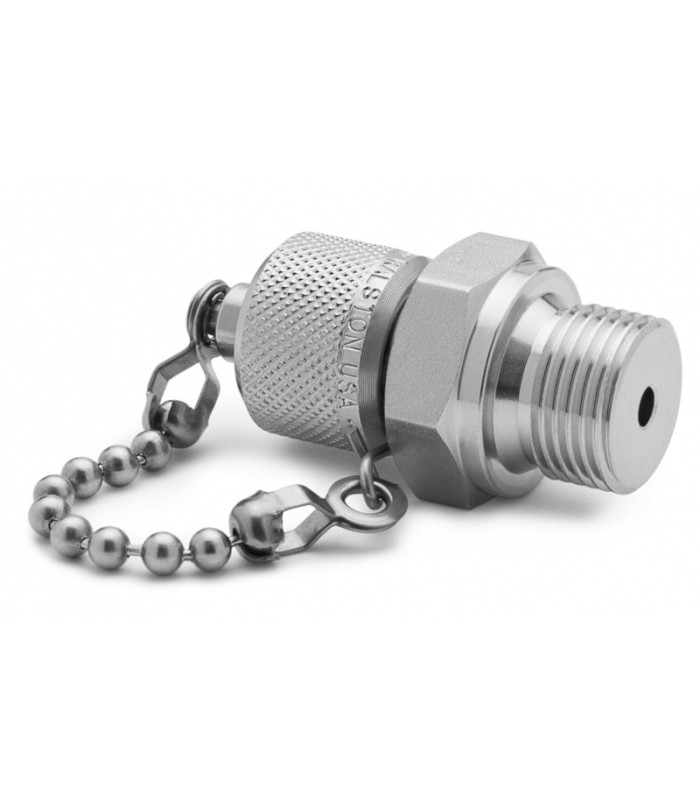 Ralston XTFT-3MS0-RS XT Male x 3/8in MBSPP Fitting with Cap and Chain