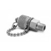 Ralston XTFT-1MS0 XTF x 1/8in MNPT Fitting with Cap and Chain