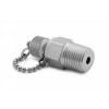 Ralston QTFT-4MS0 QTM to 1/2in MNPT Fitting with Cap and Chain
