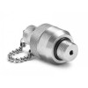 Ralston QTFT-3MS0-QD QTM x 3/8in MNPT quick-connect Fitting with Cap and Chain