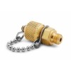 Ralston QTFT-1MB0-RS QTM x 1/8in MBSPP Fitting with Cap and Chain