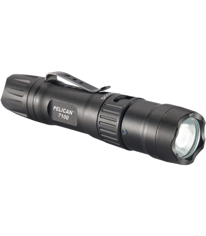 Pelican 7100 Rechargeable LED Tactical Flashlight (Black)