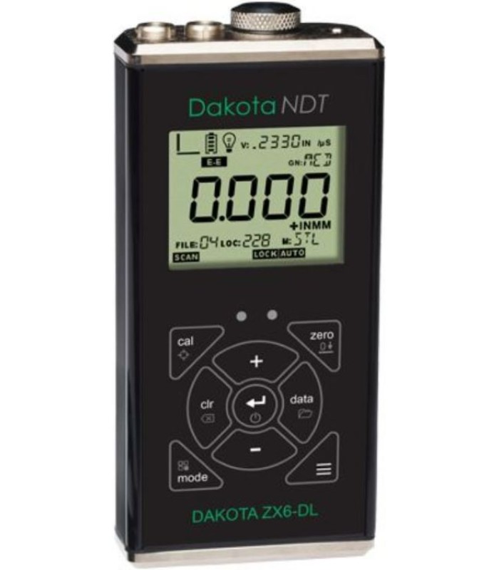 Dakota ZX6-DL Data Logging Multi-Echo Ultrasonic Corrosion Thickness Gauge