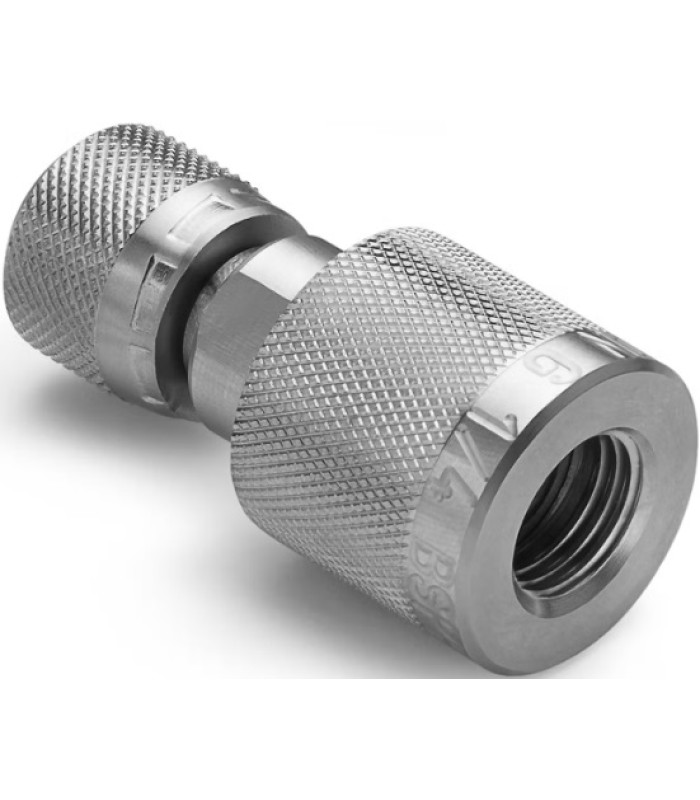 Ralston QTHA-2FSA-RG-QD Female Quick-Test x G 1/4" Female BSPP Quick-Connect Adapter (Stainless Steel)