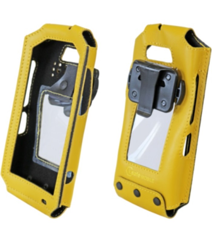 i.safe MOBILE IS540 Smartphone Yellow Leather Case