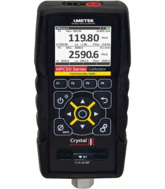 Crystal HPC51 Intrinsically Safe Pressure / mA Calibrator