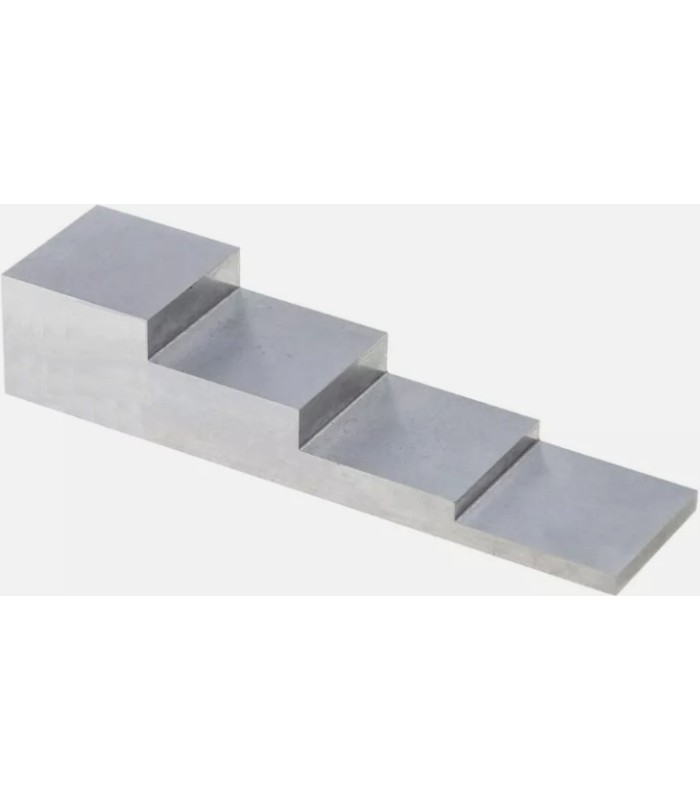 Dakota X-000-0002 Thickness Calibration Block (4 Steps, 0.250" to 1.0", 4340 Steel)